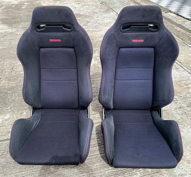 Original Recaro SR3 DC2 Black 2 seats | Wetmore Wheels