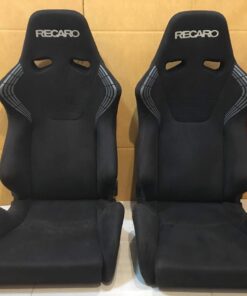 x2 Original RECARO SR6 Black KK100S Edition Seats